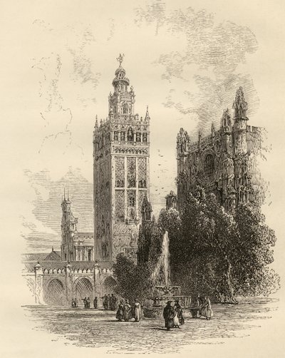 The Giralda, Seville, Spain, from 